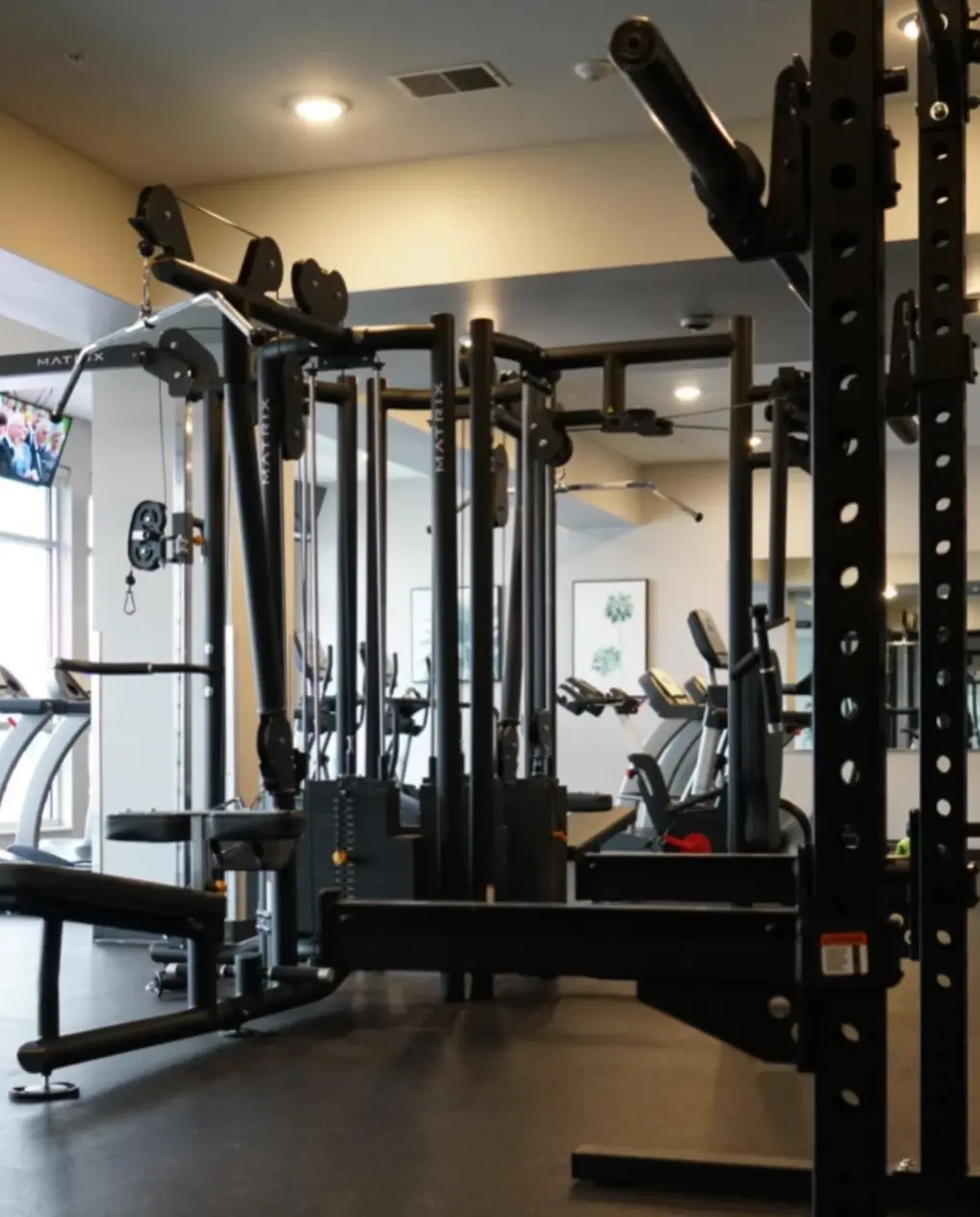 Matrix cable machines and a functional trainer at PKFit Park Street